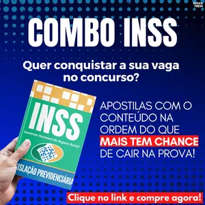 Imagem de capa para o Ebook Kit de INSS para concursos