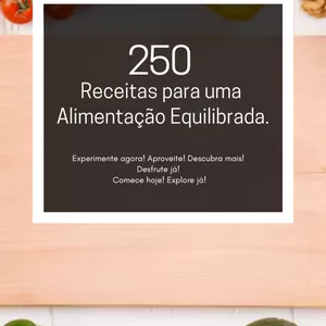Imagem de 250 receitas para uma alimentação equilibrada  criado por danilo dos santos barros na hotmart
