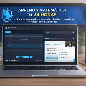 Imagem de Aprenda Matemática em 24 horas! criado por ANA BEATRIZ FALCAO MADEIRA MOURA FE TEIXEIRA na hotmart