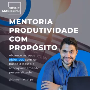 Imagem de capa para o Serviço online Mentoria individual - Produtividade com Propósito
