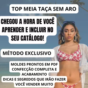 Imagem de capa para o Curso online TOP MEIA TAÇA SEM ARO