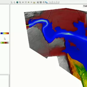 Imagen de portada para Curso online Modelación de un Río usando HEC-RAS y RAS-Mapper