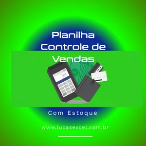 Imagem de Planilha Controle de Vendas e Estoque criado por Lucas Batista na hotmart