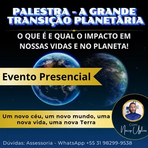 Imagem de capa para o Evento presencial Palestra/Evento Presencial A Grande Transição Planetária
