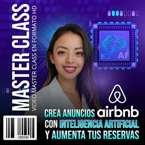 Imagen de portada para Curso online Crea Anuncios Airbnb con Inteligencia Artificial y Aumenta tus Reservas
