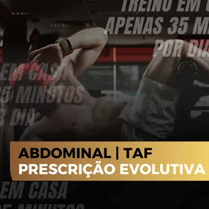 Imagem de capa para o Curso online ABDOMINAL | TAF PRESCRIÇÃO EVOLUTIVA