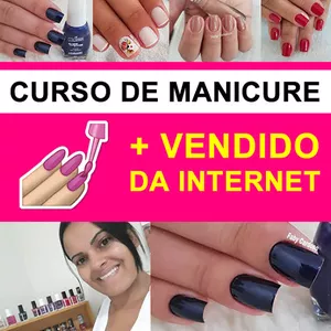 Imagem de capa para o Ebook Curso de manicure e pedicure avançado 