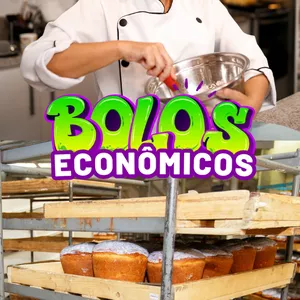 Imagem de capa para o Ebook Bolos Econômicos