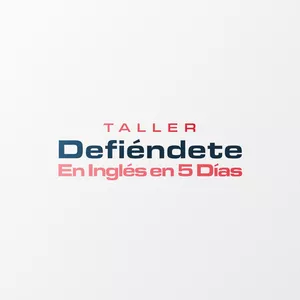 Imagen de portada para Curso online Defiéndete en Inglés en 5 Días | T1