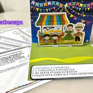 Imagem de capa para o Ebook Livro 3D FESTA DE SÃO JOÃO na casa do Sr. João