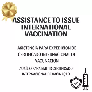 Cover image for Ebook ASSISTANCE TO ISSUE INTERNATIONAL CERTIFICATE OF VACCINATION OR PROPHYLAXIS - YELLOW FEVER - COVID - FOREIGNERS WITHOUT CPF.