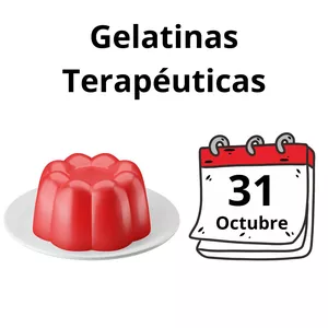 Imagen de portada para Evento presencial Taller de Gelatinas Terapéuticas