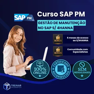 Imagem do curso Curso SAP PM – Planejamento da Manutenção com Aplicação Real