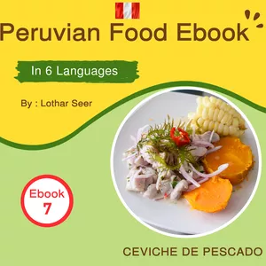 Cover image for Ebook PDF Ebook Peruvian Food in 6 lenguages