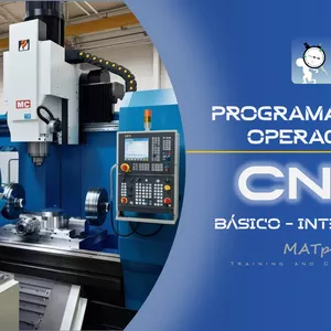 Imagen de portada para Curso online OPERACIÓN y PROGRAMACIÓN CNC 