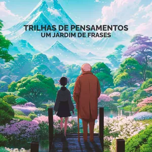 Imagem de capa para o Ebook Trilha de pensamentos um jardim de frases