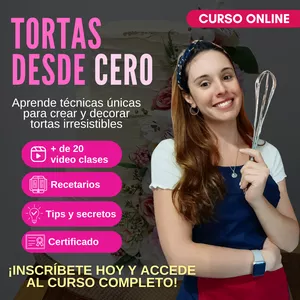 Imagen de portada para Curso online Tortas desde cero