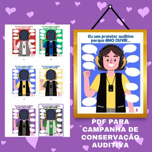 Imagem de capa para o Ebook Pdf: Eu uso protetor auditivo porque amo ouvir...