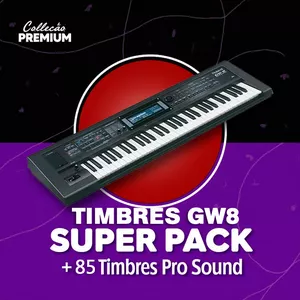 Imagem de capa para o Curso online Super Pack Roland GW8:  +85 Timbres Premium Modificados Pro Sound 