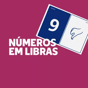Imagem de capa para o Ebook Números em Libras (Recurso Pedagógico)