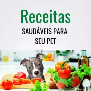 Imagem de capa para o Ebook Receitas Saudáveis para seu Pet