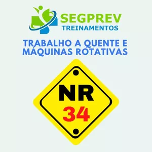 Imagem de capa para o Curso online Treinamento de Segurança para Trabalhos a Quente e Máquinas Rotativas