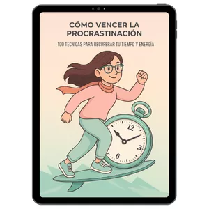 Imagen de portada para Ebook Cómo vencer la procrastinación: 100 técnicas para recuperar tu tiempo y energía