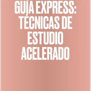Imagen de portada para Curso online GUÍA EXPRESS:  TÉCNICAS DE  ESTUDIO  ACELERADO