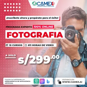 Imagen de portada para Curso online SUPER PACK ONLINE EN FOTOGRAFIA