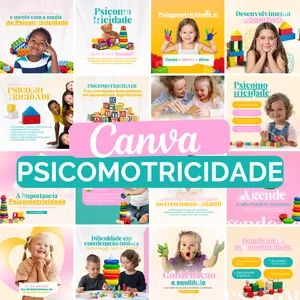 Imagem de capa para o Curso online CANVA PSICOMOTRICIDADE