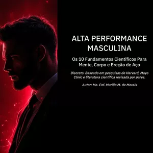 Imagem de capa para o Ebook Alta Performance Masculina: Os 10 Fundamentos Científicos para Mente, Corpo e Ereção de Aço