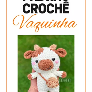 Imagem de capa para o Ebook Padrão Crochê " Vaquinha"