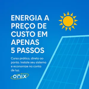 Imagem do curso Energia Solar a Preço de Custo: O Guia Completo da ONIX!