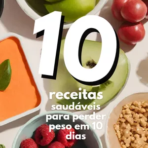 Imagem de capa para o Ebook 10 receitas para perder peso em 10 dias(de acordo com o chatGPT)