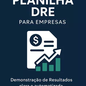 Imagem de capa para o Ebook Planilha DRE para Empresas