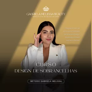 Imagem de capa para o Curso online Curso Online - Designer de Sobrancelhas