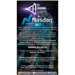 Imagen de portada para Curso online Trading Room AD Trading Academy