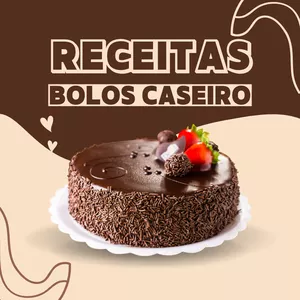 Imagem de capa para o Ebook RECEITAS DE BOLO