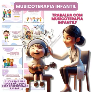 Imagem de capa para o Curso online PACK MUSICOTERAPIA INFANTIL