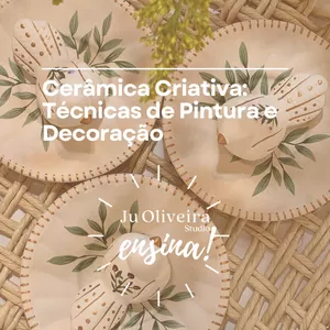 Imagem de capa para o Curso online Cerâmica Criativa: Técnicas de Pintura e Decoração