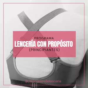 Imagen de portada para Curso online Programa Lencería con Propósito (Principiantes)
