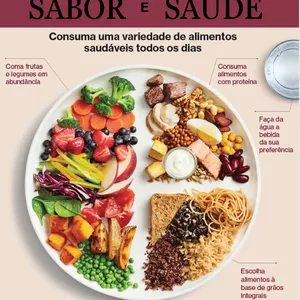 Imagem de capa para o Ebook Sabor e Saúde na Cozinha: Receitas Irresistíveis para uma Vida Equilibrada