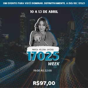 Imagem de capa para o Evento online 17025 WEEK
