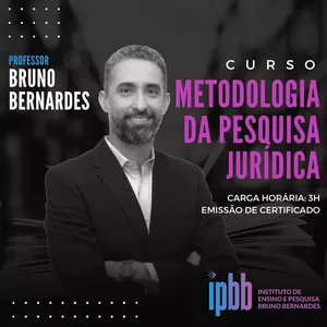 Imagem de capa para o Curso online Curso de Metodologia da Pesquisa Jurídica