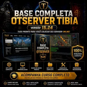 Imagem de Como Criar Um Otserver Tibia Global versão Nova 15.24 Completo criado por João Pedro de Souza na hotmart