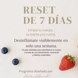 Imagen de portada para Ebook RESET DE 7 DÍAS – Desinflámate visiblemente en solo una semana