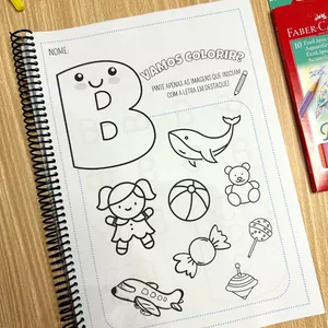 Imagem de capa para o Ebook Descobrindo o Alfabeto - Caderno de Atividades 