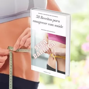 Imagem de capa para o Ebook 58 super formulas para  secar a Barriga e com saúde em 30 dias ( 2.0 )