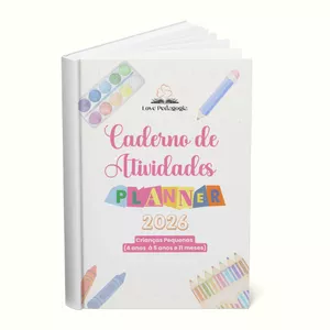 Imagem de capa para o Curso online Caderno de Atividades Planner 2026 - Crianças Pequenas