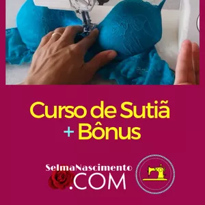Imagem de capa para o Curso online Kit de Moldes dos Sutiãs Mais Procurados do Brasil | Selma Nascimento